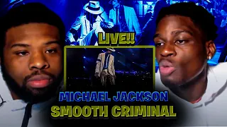 BabanTheKidd Michael Jackson- Smooth Criminal Live Reaction!! Baba does the MJ lean?!?!