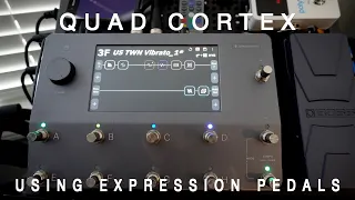 QUAD CORTEX | USING EXPRESSION PEDALS