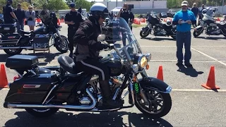 Rob Grimsley Slow Race Palmetto Police Motorcycle Rodeo Harley-Davidson