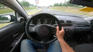 2007 Mazda 3 1.6L POV Test Drive