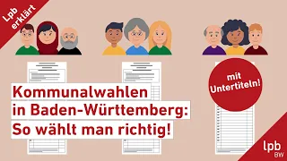 Kommunalwahlen in Baden-Württemberg: So wählt man richtig (mit Untertiteln)