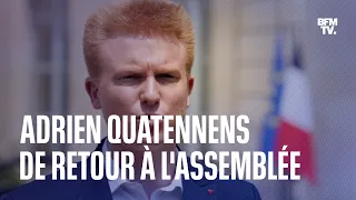 Après sa condamnation pour violences conjugales, Adrien Quatennens de retour à l'Assemblée