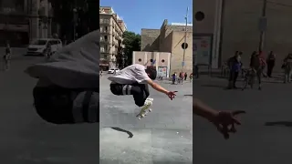 And it was a switch heelflip 🤯 | Skater: @robot.1439 #shorts #skateboarding