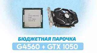 Pentium G4560 + GTX 1050 Бюджетная Парочка