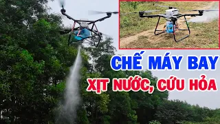 Mình Xây Dựng Máy Bay Cứu Hỏa - Xịt Nước - Tải Hàng 50kg