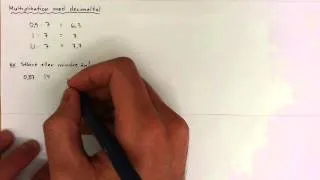 8 - Tal - Multiplikation med decimaltal