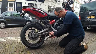 Aprilia Caponord 1200 Exhaust GPR Furore Nero