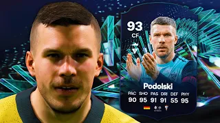 93 TOTS Moments Podolski Player Review - EA FC 24