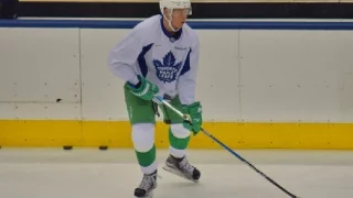 CRAZY Auston Matthews Pregame Shooting Drill