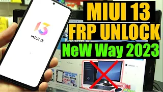 Miui 13 FRP Bypass Without Pc | Remove Google Account Redmi/Poco/Xiaomi 2023