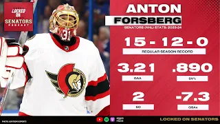 Anton Forsberg: 2023-24 Ottawa Senators Year-In-Review | LOSP CLIP