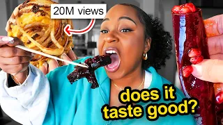 Testing NEW TikTok Food Hacks and Recipes!