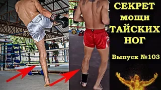 Почему у Тайцев такие мощные ноги? Why Thai boxers have such powerful legs?
