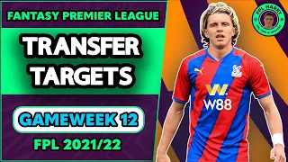 FPL GW12 TRANSFER TARGETS | Transfers & players to buy Gameweek 12 | Fantasy Premier League 2021/22