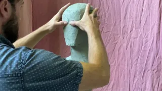 How to Sculpt the Face in Clay.  Foundation for Portrait Bust!  ARTIST: Rick Casali