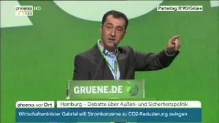 Grünen-Parteitag: Cem Özdemir zur Außen- & Sicherheitspolitik am 23.11.2014