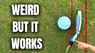 The WEIRD ADJUSTMENT that gets you hitting a DIVOT EVERY TIME with your IRONS!!