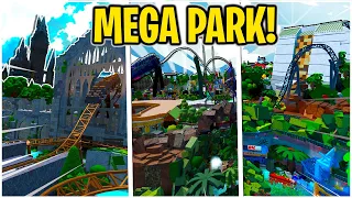 Theme Park Tycoon 2's Best UNIVERSAL Mega Parks! 😱