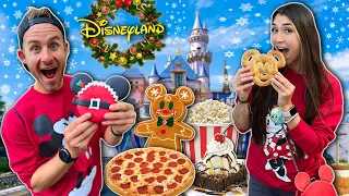 COUPLES 10,000 CALORIE CHALLENGE! (HOLIDAY CHEAT DAY AT DISNEY)