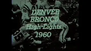 1960 AFL Highlights
