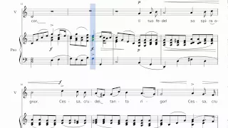 [Low voice] Caro mio ben - Piano Accompaniment in C major for Alto  Baritone (study version)