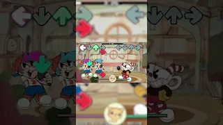 FUNKHEAD vs Cuphead vs Mugman Gameplay not final #shorts