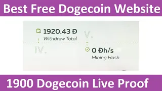 Best Free Dogecoin Mining Site 2022-Free Cloud Mining Site 2022-Dogeminingpaid 35th Live Payment