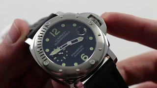 Pre-Owned Panerai Luminor Submersible E-Boutique Limited Edition PAM 731 Luxury Watch Review