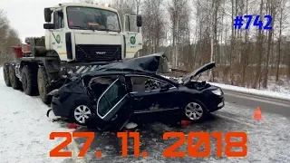 ☭★Подборка Аварий и ДТП/Russia Car Crash Compilation/#742/November 2018/#дтп#авария