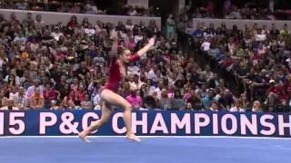 Maggie Nichols- Floor- 2015 PG Champs- Night 2