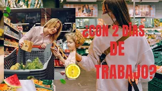 Mira lo que puedo comprar con dos días de trabajo en un supermercado de españa!!!