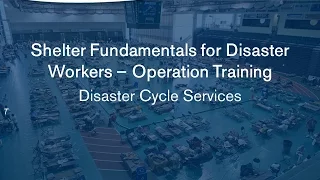 Operational Training for Shelter Workers