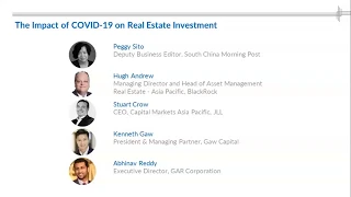 The Impact of COVID-19 on Real Estate Investment - Conference Call Series