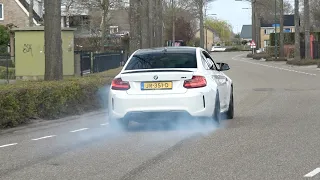 BMW M Cars Accelerating, BURNOUTS! M5 E60, M3 E46, M6 E63 Dinan Stroker, EPIC M2's, M4 Akra