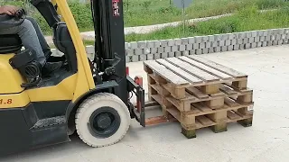 Ümit İş Makinaları Sürücü Kursu Forklift uygulama sınavı