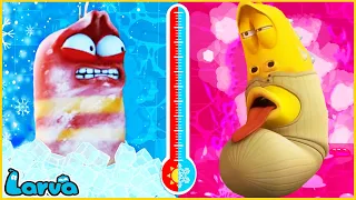 LARVA TẮM NÓNG LẠNH - HOT VS COLD - ẤU TRÙNG TINH NGHỊCH - PHIM HOẠT HÌNH HAY NHẤT 2021