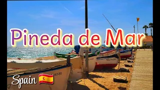 🔴 Pineda de Mar  🇪🇸    🎈 Красивый прятный город⛱️ на побережье Средиземного моря🌊🔥