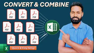 Convert and Merge PDFs to Excel - No Software! | (Watch Now!) - PDF to Excel