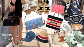 SUMMER SHOPPING☀️ Celine, CHANEL, Hermés, Miu Miu, Fendi & Summer SALE⛱ | London vlog