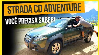 Fiat Strada Adventure Cabine Dupla 1.8 2012 -  Será Que Tem Bom Espaço Para Tudo?