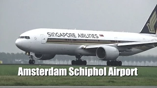 Planespotting at Amsterdam Airport Schiphol: Take offs and landings Part 2