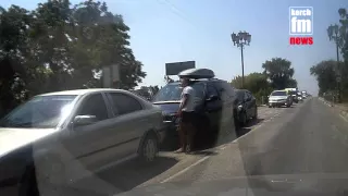 Авария на мосту по улице Чкалова