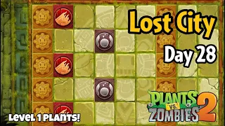 Plants vs Zombies 2 | Lost City Day 28