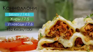 КАННЕЛЛОНИ С ФАРШЕМ ПОД СОУСОМ БЕШАМЕЛЬ