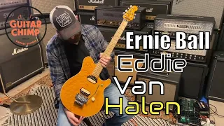 1995 Ernie Ball Music Man EVH Eddie Van Halen Signature Trans Gold Quilt