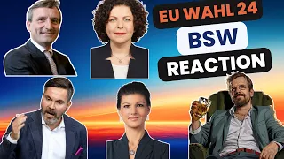 BSW - EU Wahlkampagne 2024 - Vorstellung vom Bündnis Sarah Wagenknecht - Reaction