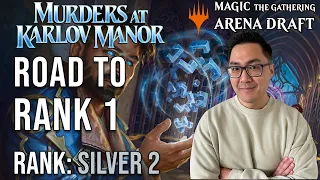 Road To Rank 1: Pure Izzet Control Is Possible! | Silver 2 | Murders At Karlov Manor | MTG Arena