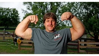 JEFF DABE - REAL LIFE POPEYE HAS 19 INCH FOREARMS AND GIANT HANDS