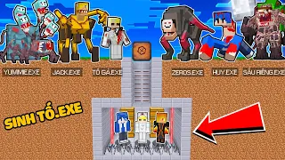 TÔ GÀ THỬ THÁCH 24H SINH TỒN DƯỚI HẦM TRÚ ẨN CHỐNG ĐẠI DỊCH SINH TỐ.EXE TRONG MINECRAFT SIÊU AN TOÀN