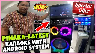 BODEGA PRICE NEW ARRIVAL BLUETOOTH SPEAKERS AT KARAOKE WITH ANDROID SYSTEM WIFI READY NA | PART 6